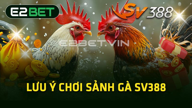 Lưu ý chơi sảnh gà SV388 